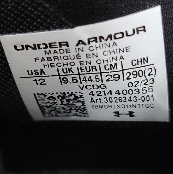 Under Armour Spotlight Clone MC Black 3026343-001 Women's Sz 12 Football Cleats - Picture 4 of 10